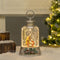 Ornate bell collection snow globe nativity 1