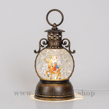 Palace christmas snow globe santa front