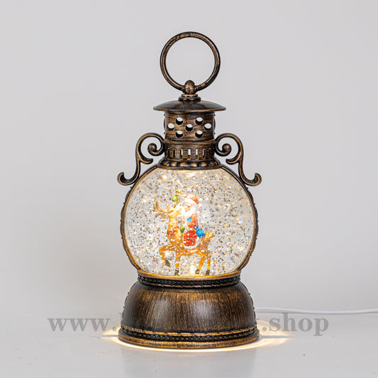 Palace christmas snow globe santa front