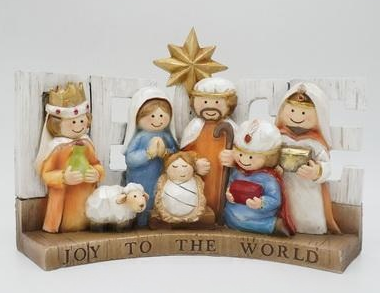 Joy to the World Nativity Scene