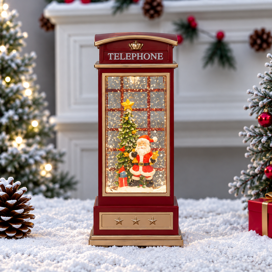 Telephone Booth - Santa