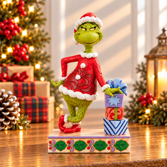 Grinch by Jim Shore - 20cm/8" Grinch With Presents