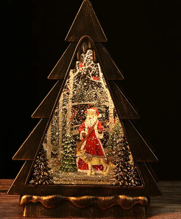 Bronze Christmas Tree - Santa - SALE