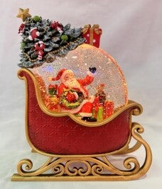 Festive Sleigh - Santa