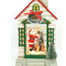 Snow House santa snow globe