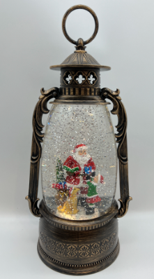 Storm lantern santa