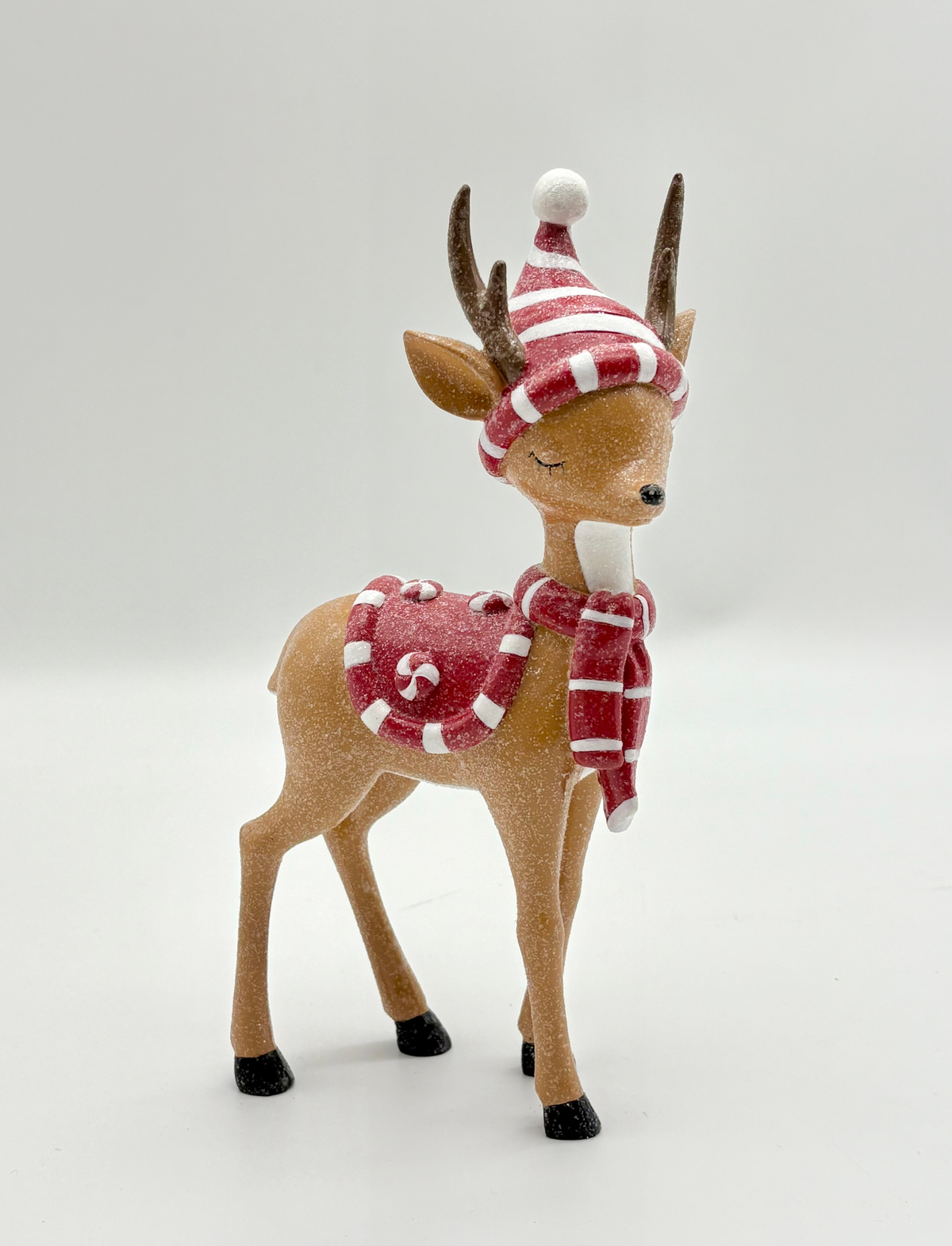 Peppermint Dasher Reindeer Figurine