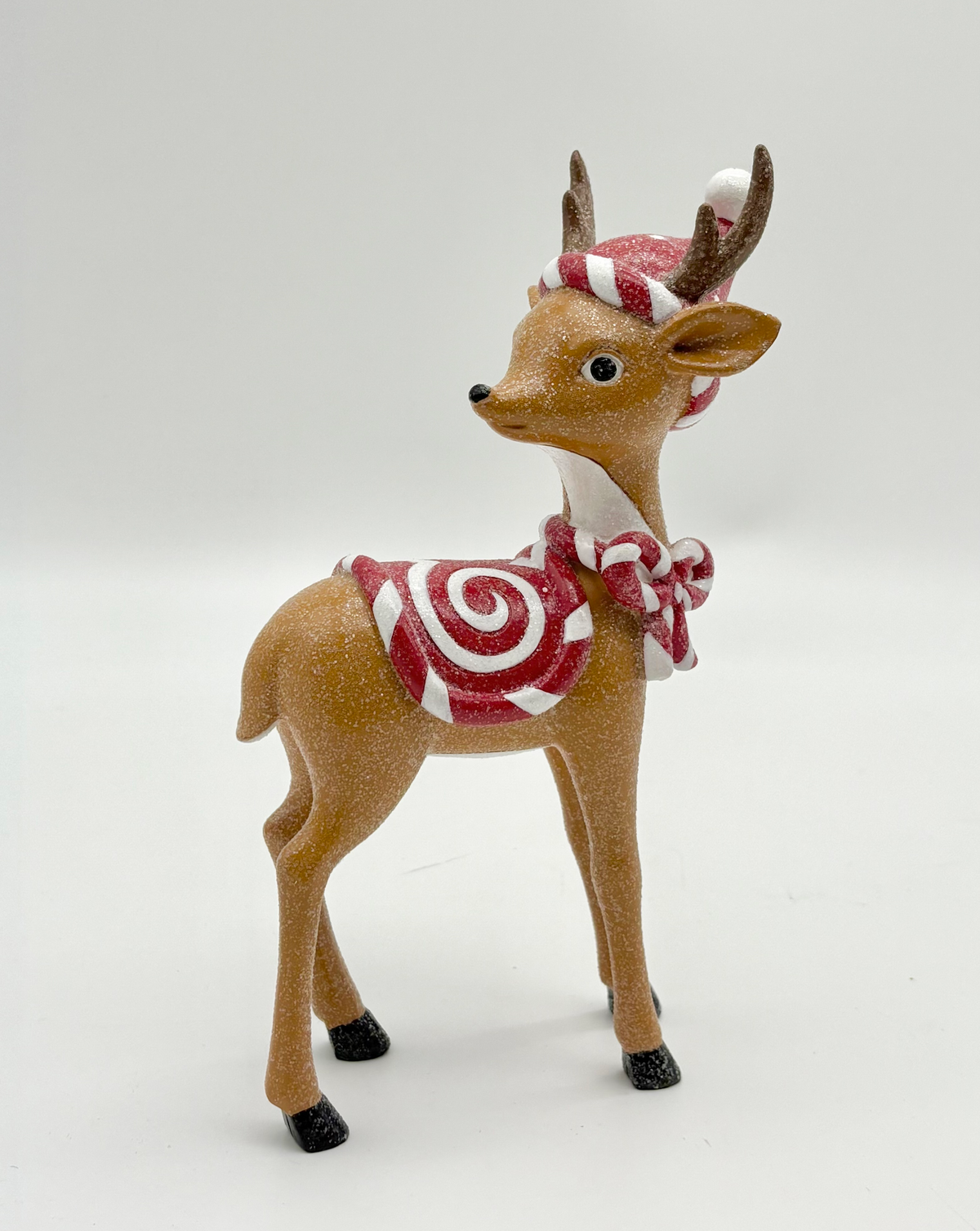 Lollipop Prancer Reindeer Figurine