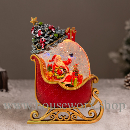 Festive Sleigh - Santa