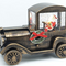 Vintage car Santa