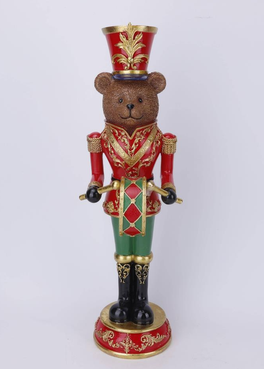 Bramble Bearcracker Drummer Figurine