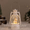Hurricane christmas snow globe nativity