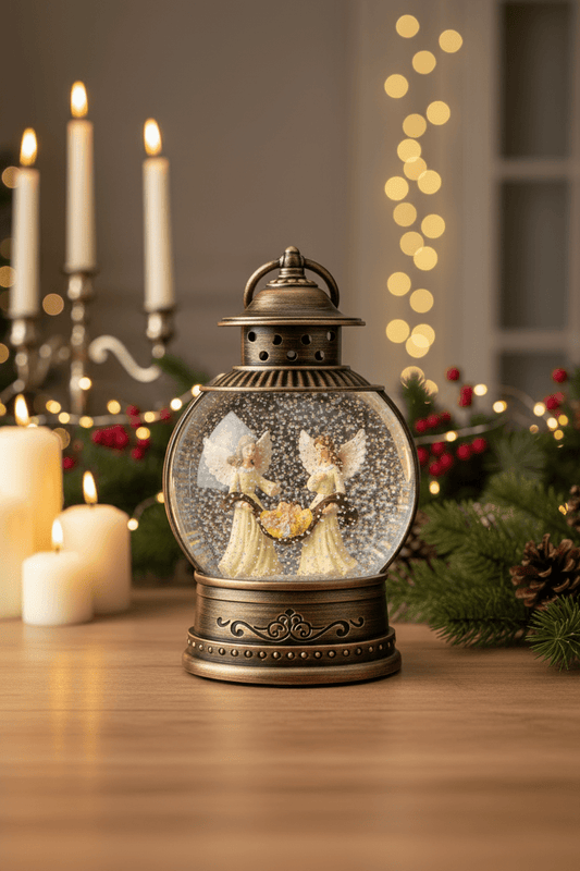 Belmont - Medium Angels - Christmas Snow Globes by House worX