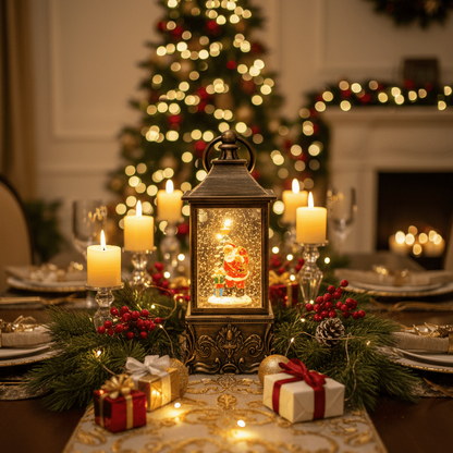 Boston - Santa - Christmas Snow Globes by House worX