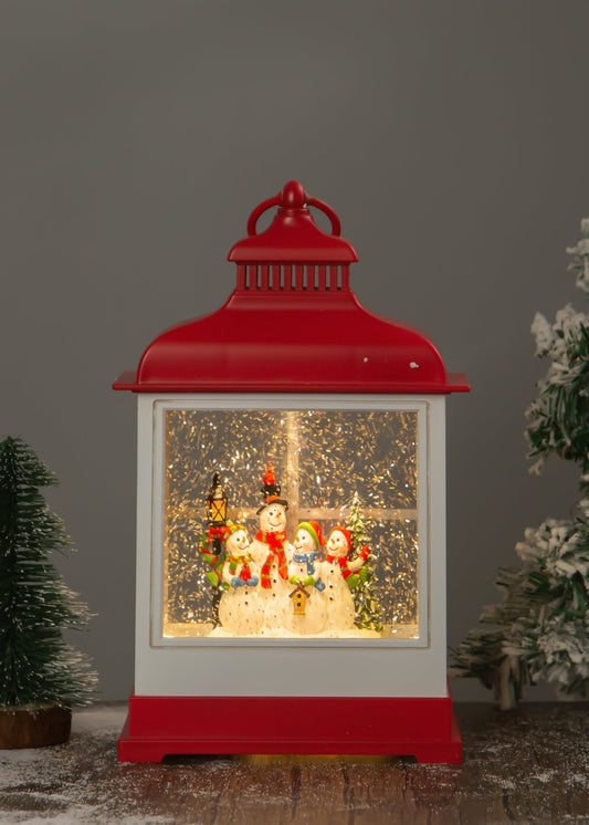 Brighton lantern (Lrg) - Snowman - Christmas Snow Globes by House worX