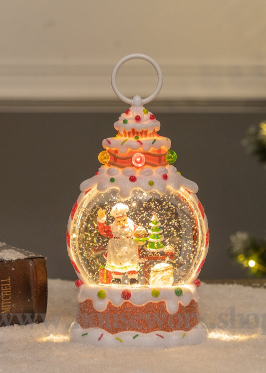 Candy Bauble - Santa - Christmas Snow Globes by House worX