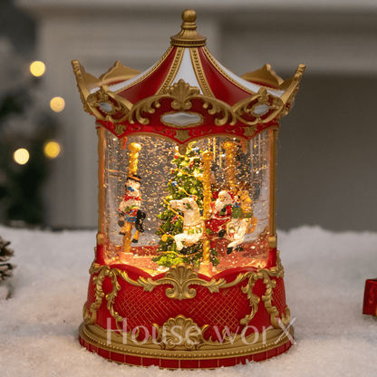 Carousel - Christmas - Christmas Snow Globes by House worX