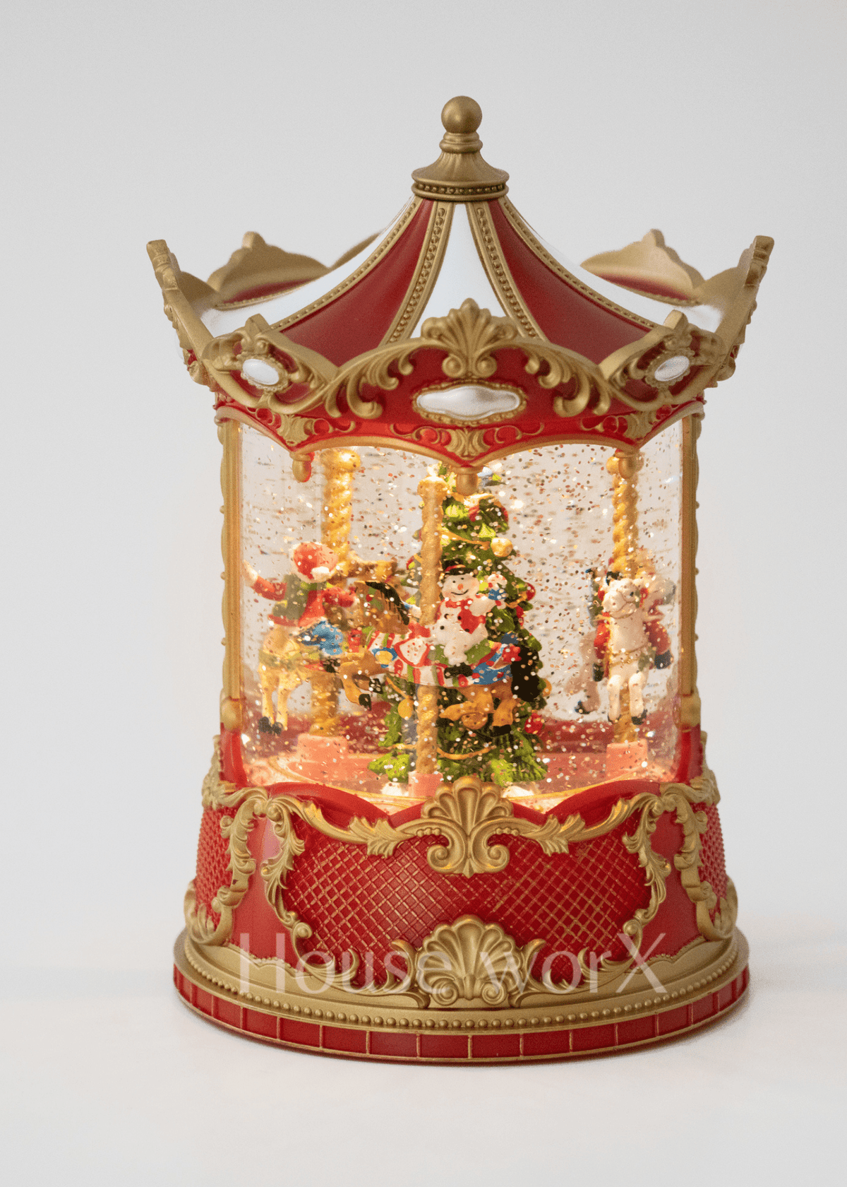 Carousel - Christmas - Christmas Snow Globes by House worX