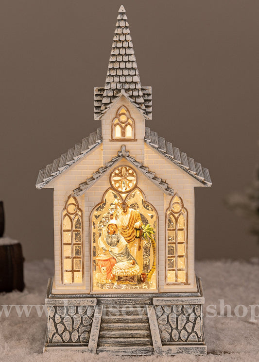 Church - Christmas Snow Globes by House worX