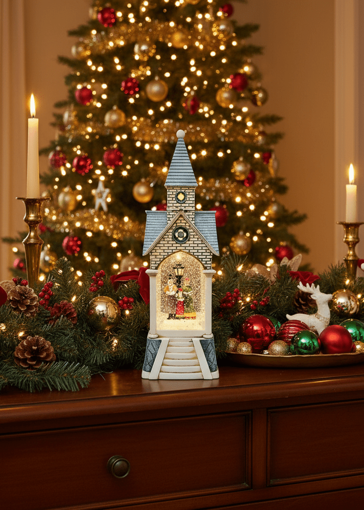 Church - Choir - NO BOX - Christmas Snow Globes by House worX