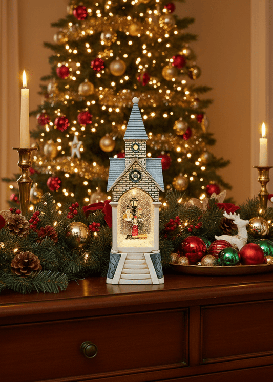 Church - Choir - NO BOX - Christmas Snow Globes by House worX