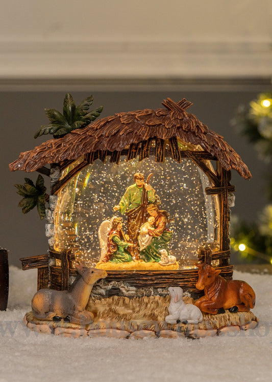 Creche - Medium - Christmas Snow Globes by House worX