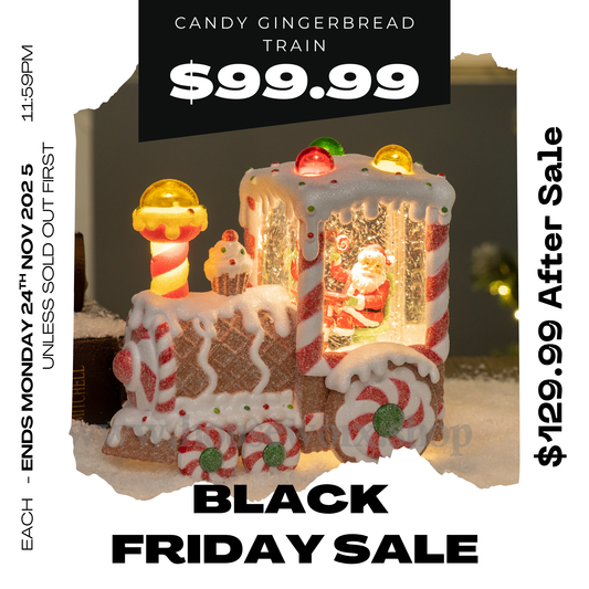 Candy Gingerbread Train