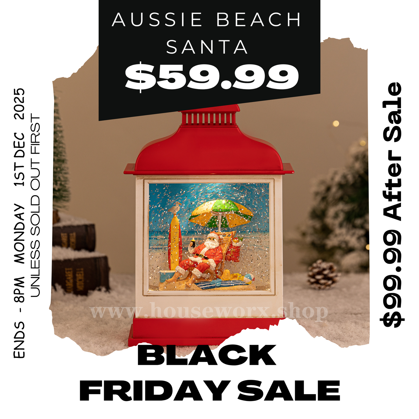 Aussie Beach Santa