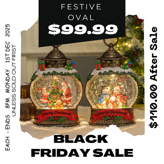 Festive Oval - Snowman