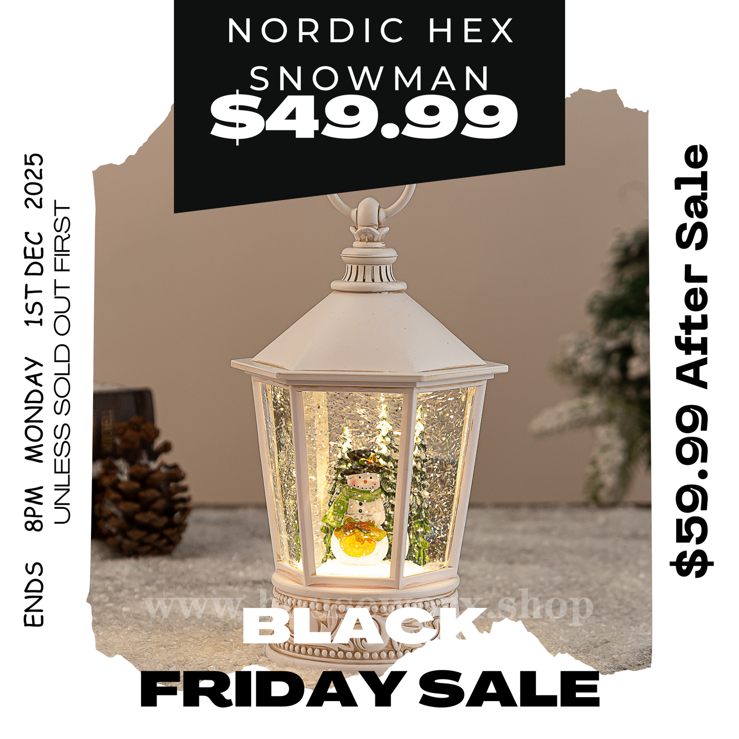 Nordic Hexagonal - Snowman