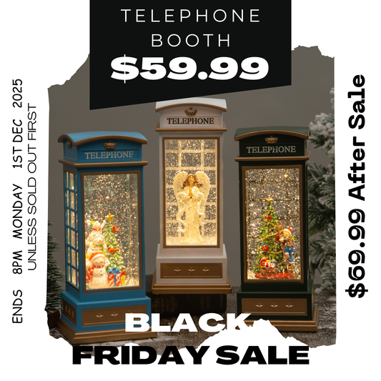 Telephone Booth - Snowman