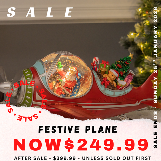 Festive Plane - Santa