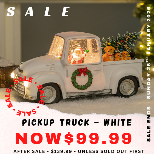 Pickup Truck - White