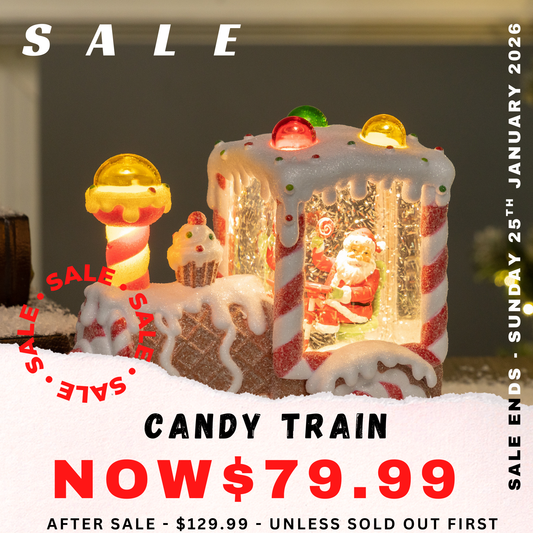 Candy Gingerbread Train