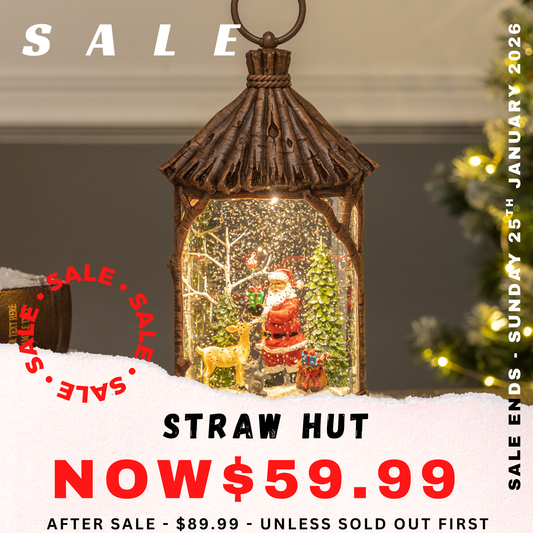 Straw Hut - Santa
