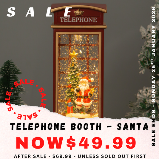 Telephone Booth - Santa