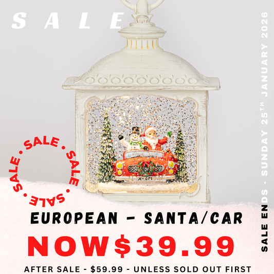 European - Santa/Snowman/Car