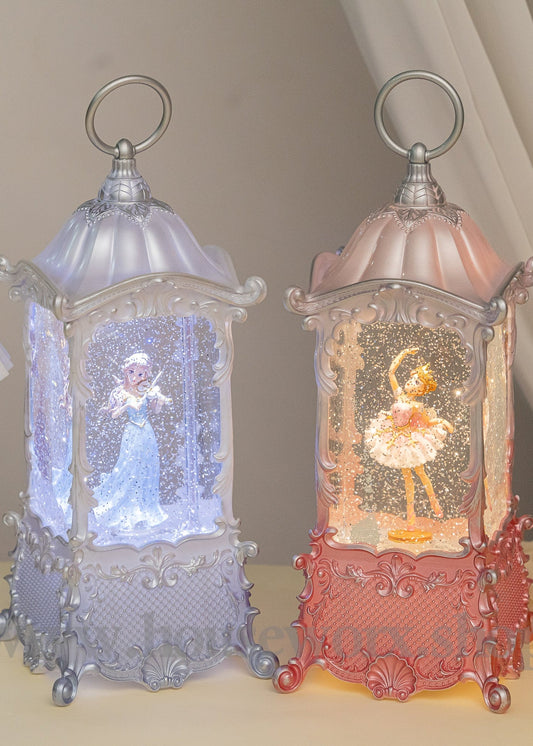 Elegance - Blue - Christmas Snow Globes by House worX
