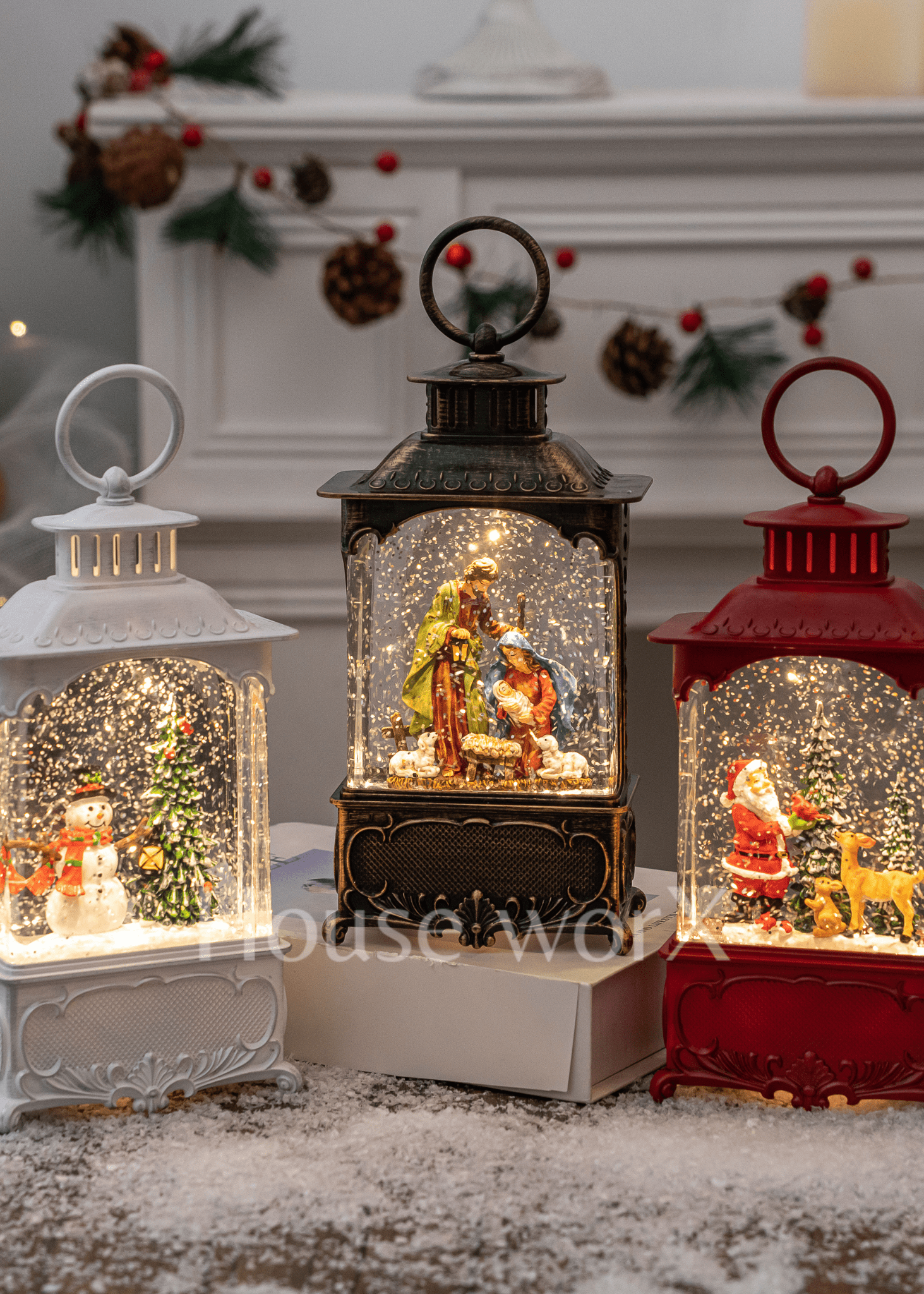 Enchanted - Nativity - Christmas Snow Globes by House worX