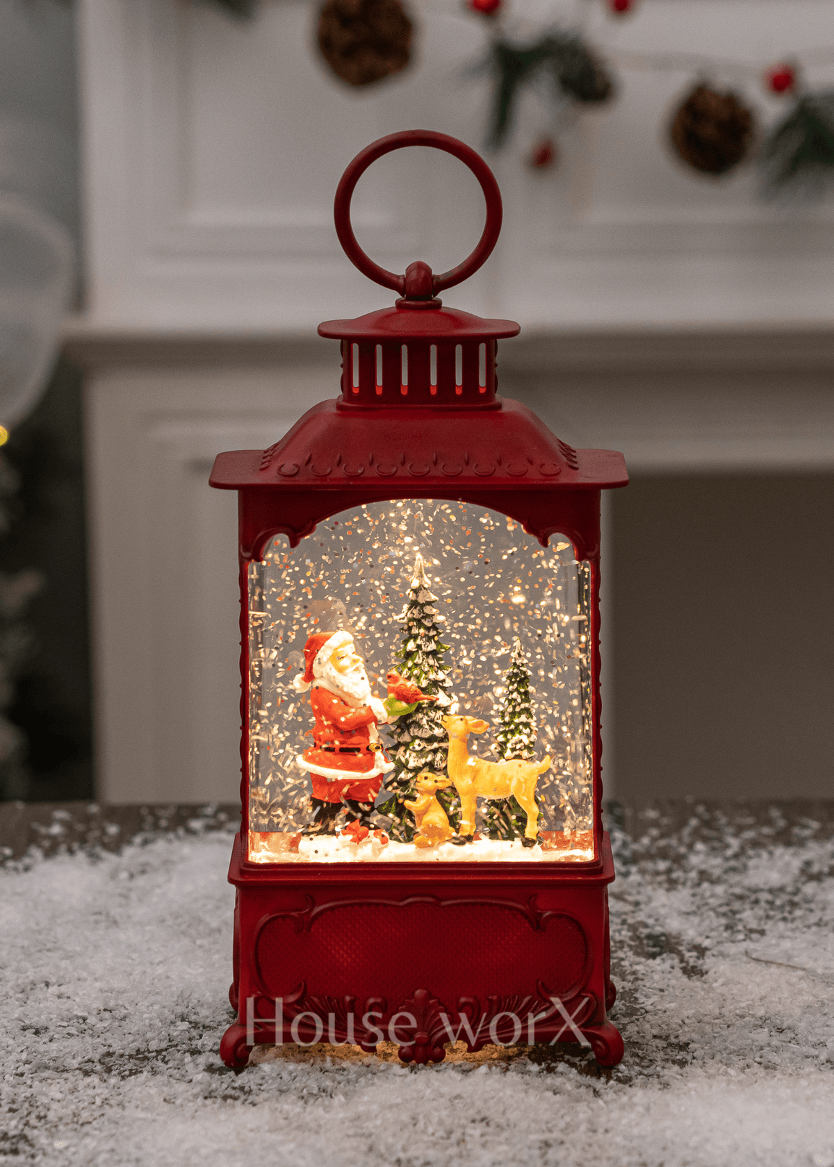Enchanted - Santa - Christmas Snow Globes by House worX