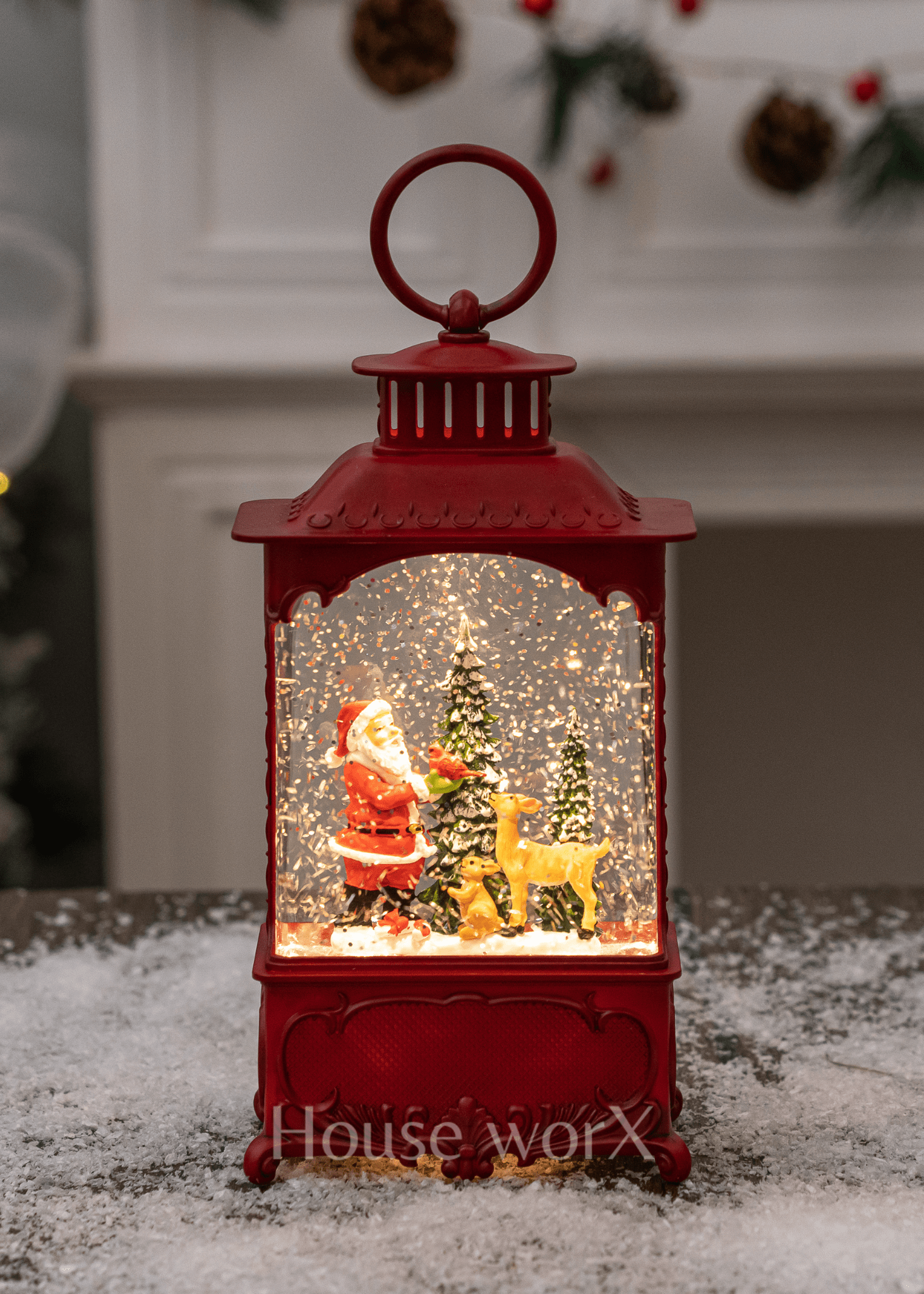 Enchanted - Santa - Christmas Snow Globes by House worX