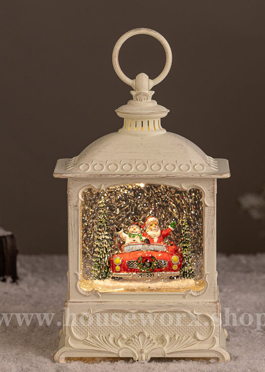 European - Santa/Snowman/Car - NO BOX - Christmas Snow Globes by House worX
