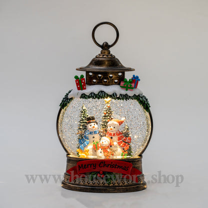 Festive Oval - Christmas Snow Globes by House worX