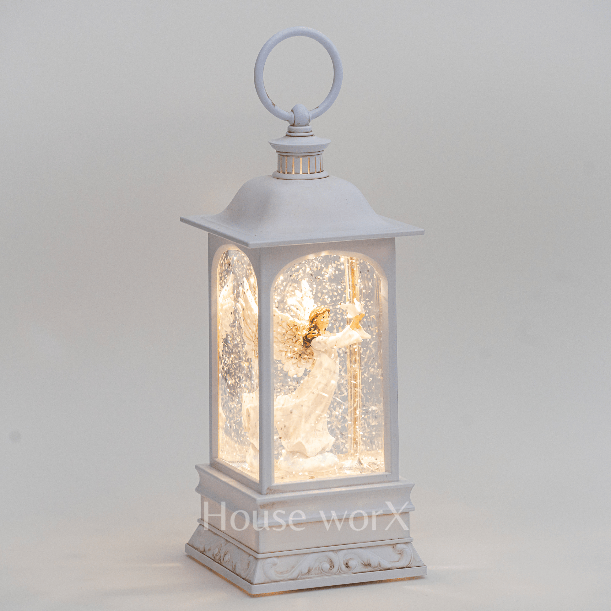 Georgia Angel - White - Christmas Snow Globes by House worX
