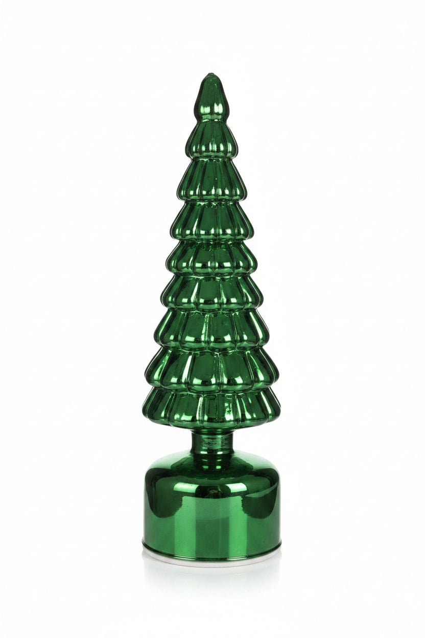 Glass Spinning Tree - Christmas Snow Globes by House worX