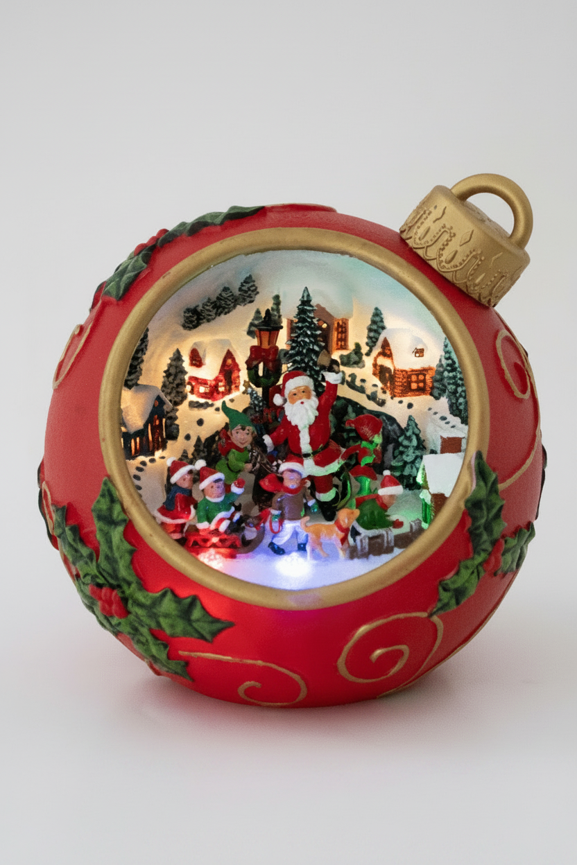 Holiday Lane - Bauble - Large - Christmas Snow Globes by House worX