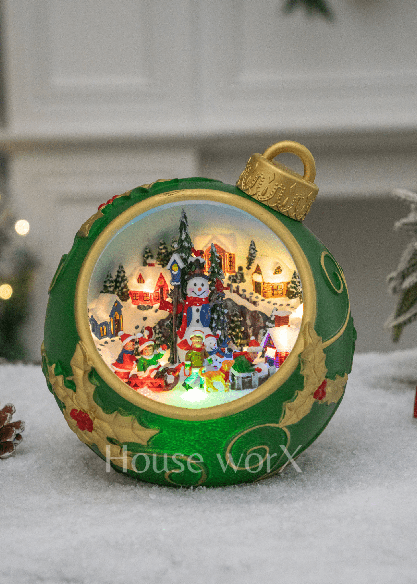 Holiday Lane - Bauble - Large - Christmas Snow Globes by House worX