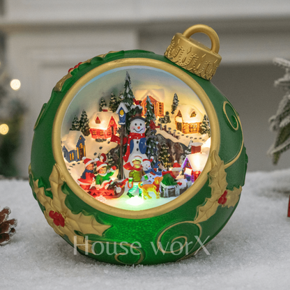 Holiday Lane - Bauble - Large - Christmas Snow Globes by House worX