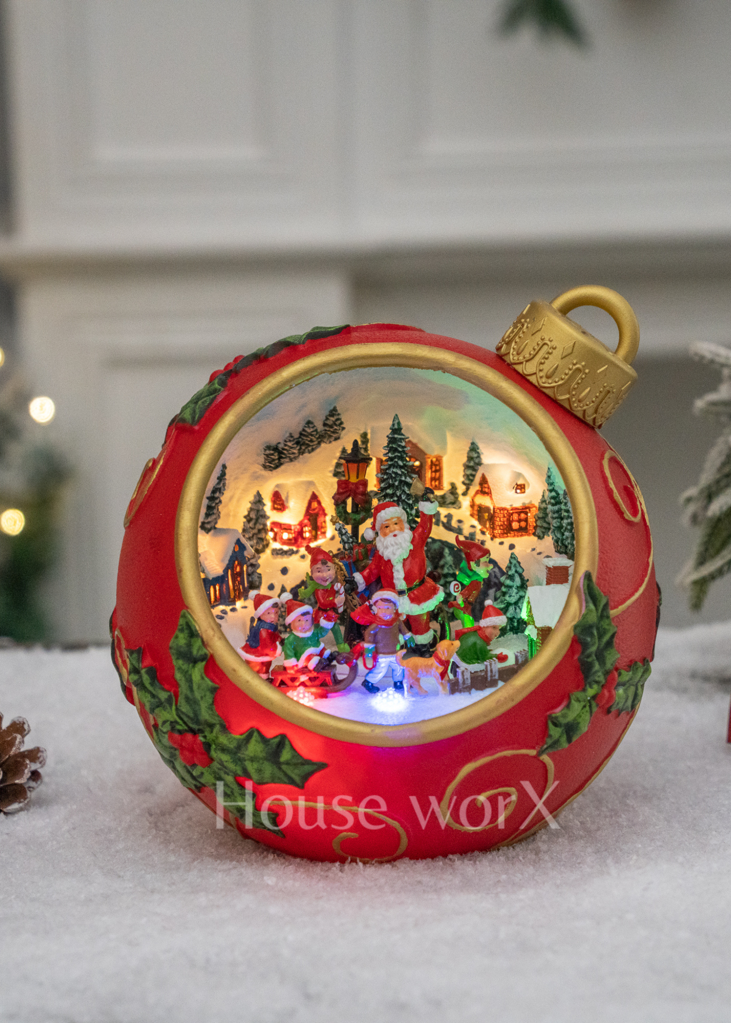 Holiday Lane - Bauble - Large - Christmas Snow Globes by House worX