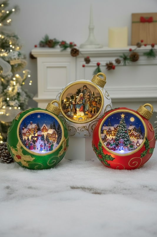 Holiday Lane - Bauble - Large - Christmas Snow Globes by House worX